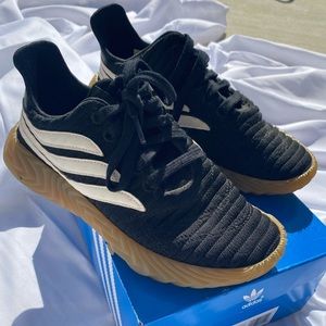 Adidas Sobakov ‘Black White Gum’ Sneakers women’s 6.5/ men’s 5